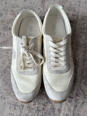 MIA  Anatomic Contoured Footbed Womens Sneakers Gray/Natural/White  Size 8